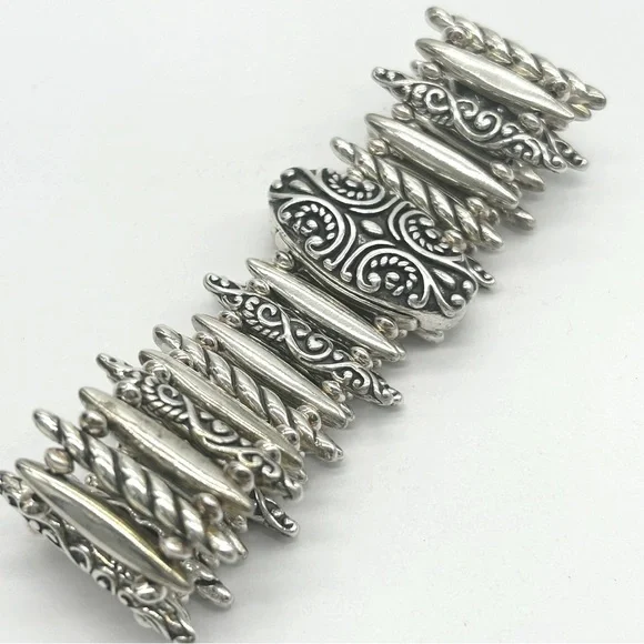 Carolyn Pollack American West Sterling Silver Saucer Bead Bracelet $599 - Picture 3 of 6